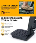 Heavy Duty Boat Trailer Steps Rock Solid Steel Tongue Access For Three By Three Or Four By Four Sizes textured non-slip step with anti-slip design.