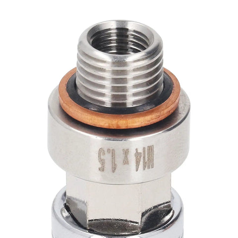 Heavy Duty Oil Pan Drain Plug Repair Kit Fix Stripped Threads Fast No Tools Stainless Steel M14x1.5 Seal Leak Proof Quick Change For Car close-up