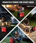Portable Inverter Generator Pumping Out 3800 Start And 3200 Run Watts Of Smooth Clean Power for home backup, job site, and outdoor use.