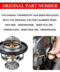 Heavy Duty Coolant Thermostat Plug Play Replacement For Honda Civic Crv Crz With Gasket solid copper cast body and installation process.