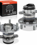 A-Premium 2-pack rear wheel hub bearing assemblies with 4-lug, for Nissan Versa 2020-2024 and Kicks 2020-2024