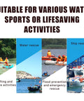 Various water and ships rescue activities suitable for Throwable Life Saver Disc With Easy Grip And Rescue Rope For Water And Ice Emergencies.