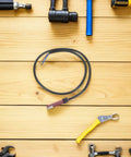 Gas Furnace Flame Sensor Probe Replacement Kit With Rapid Response For Home Heating Equipment Parts 2 Pack Black Plastic Burner Ignition Sensor For Easy DIY Install And Reliable Burner Detection, black wired probe on wood