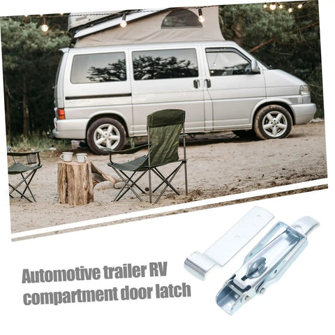Heavy Duty Adjustable Draw Latch For RVs Trailers And Toolboxes Easy Install Locking Mechanism next to camper