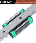 Close-up of HGR20 linear rail block from Complete HGR20 Linear Rail And SFU1605 Ballscrew Kit For DIY CNC And Industrial Machinery