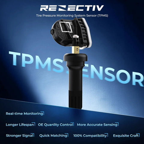 Chevrolet TPMS Sensor Set Of 4 315MHz Tire Pressure Monitoring Sensors Pre Programmed For Easy Install And Quick Vehicle Relearn Replacement Kit Plug And Play Ready Fits Most GM Chevrolet Cars And SUVs With Any TPMS Tool, black TPMS sensor