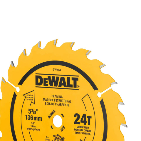 Heavy Duty Cordless Ready Circular Saw Blade Features An Ultra Thin Kerf Profile Plus Twenty Four Razor Sharp Carbide Teeth.