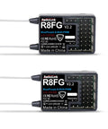 Dual Pack Eight Channel Gyro Receiver Two Point Four GHz Long Range Up To Six Hundred Meters With Anti Interference FHSS Tech