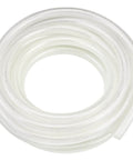 Half Inch ID And Three Quarter Inch OD Ten Foot High Pressure Braided Clear PVC Vinyl Tubing Heavy Duty Reinforced Hose BPA Free Non Toxic