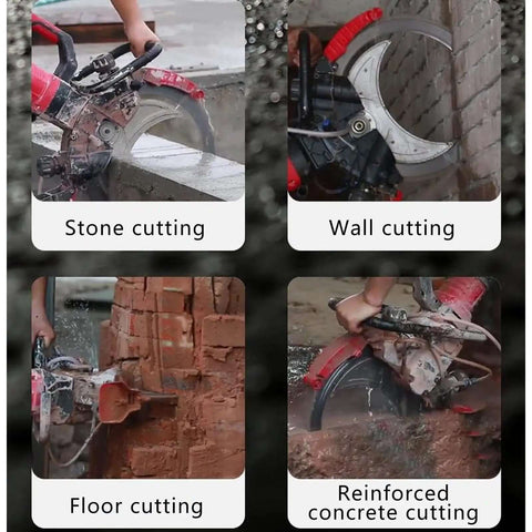 16 Inch Electric Concrete Annular Cutter Brushless 9500W Ring Saw cuts stone, wall, floor, and reinforced concrete with water cooling.
