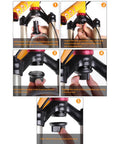 Installation steps of Hidden AirTag Bike Mount For Forks With Anti Theft Protection Waterproof Aluminum Bicycle Holder for MTB suspension forks.
