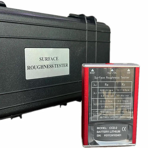 Pro Grade Surface Roughness Tester With Data Storage For Ra Rz Rq Rt Profilometer OLED Color Display High Speed DSP Processing Durable Aluminum Shell Multi Parameter Measurement Gauge