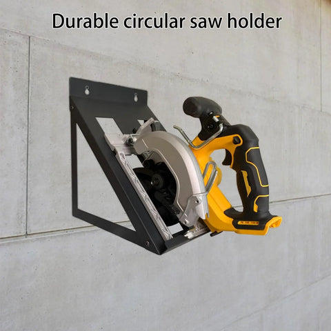 Wall Mount Tool Organizer For Garage And Workshop Space Saver Keeps Circular Saw And Power Tools Within Reach Built Tough Steel Rack