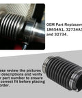 Exhaust Bellows Replacement Kit For Mercruiser Stern Drive Alpha 1 Gen 2 Bravo with bellows, clamps, clips shown