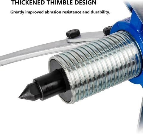 Industrial Grade Hydraulic Gear Puller 10 Ton 22000 Lbs Adjustable 2 or 3 Jaw Bearing Hub Separator Tool Kit For Auto Mechanics Who Want Rock Solid Strength In Garage Shop Skips Overpriced Brands For Getting Work Done Properly, threaded thimble close-up