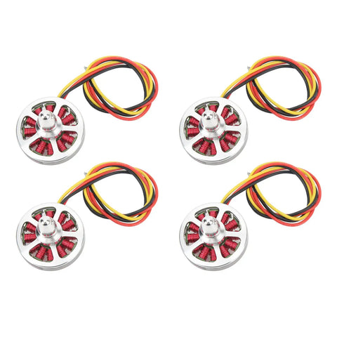 4Pcs 5010 750KV Disc Brushless Motors for Multicopters and Quadcopter Drones High Performance RC Aircraft Motors with Aluminum Alloy Body