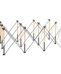 Centipede Portable Folding Workbench For Garage With 4500 Lb Capacity, sawhorse style framework, collapsible construction