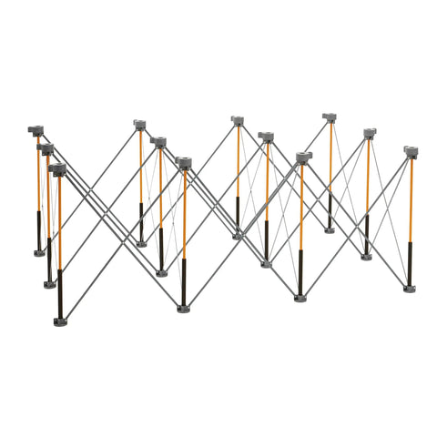 Centipede Portable Folding Workbench For Garage With 4500 Lb Capacity, sawhorse style framework, collapsible construction