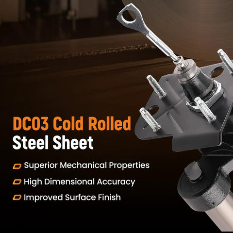 Heavy Duty Hydraulic Power Brake Booster That Slaps Right Into Chevy Tahoe And Gmc Yukon As A Straight Swap, close-up of steel sheet with bolts.