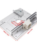 Premium Aluminum Alloy Router Insert Plate For Milling Machine Worktable, 200mm x 240mm size, precise fitting, sturdy design.