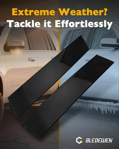 Gloss black Rear C Pillar Panel Cover For 2015 2018 Cadillac Escalade Chevrolet Tahoe And GMC Yukon Left and Right