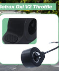 Close-up of Electric Scooter Thumb Throttle Replacement With Female Plug For Gotrax GXL V2 And Apex Series Plus Hibo S2 S2 Pro Megawheel S10 XR Elite Plug And Play Speed Control Accessory