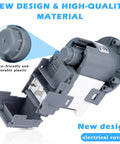Washer drain pump side view for Samsung WA4-WF5 series, gray plastic motor housing DC31-00054D/DC31-00187A