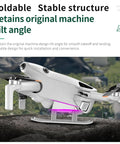 Mini 4 Pro Landing Gear Foldable For DJI Mavic Mini 4 Pro Drone shown with 20mm lift and ground clearance, highlighting tilt angle retention.