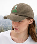 Woman wears Ultra Cool Womens Adjustable Baseball Cap With Modern Style Soft Breathable Fabric Easy Fit Buckle Closure