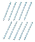 10 Pack M6 Hanger Bolts 90mm Length Double Headed Furniture Fasteners For Woodwork DIY Projects Furniture Assembly