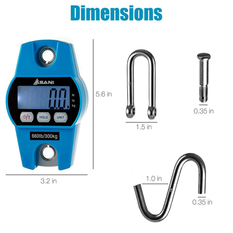 Dead On 660 Pound Hanging Scale With No Fuss Waterproof Screen And Rust Resistant Stainless Steel Hook Built Tough For Big Game Tracking And Heavy Duty Hauling