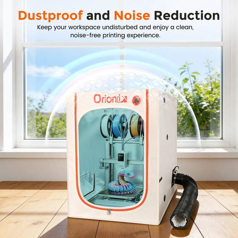 Resin Printer Enclosure With Ventilation And LED Lighting Stable Temperature Protective Cover Fireproof Dustproof Tent