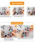 Steps to assemble and disassemble Drone Propeller Guard Set For DJI Neo Anti Collision Protection, Ultra Lightweight Prop Covers