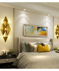 Modern Nordic Wall Sconces Upgrading Living Room Or Bedroom Vibe With Glare Free Led Accent Lighting Sleek Minimalist Design Slaps On Walls For Chill Ambiance Perfect Bedside Hallway Lamp 28 Cm in a styled bedroom.