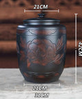 Keep Your Pantry Fresh As Heck Super Spacious Ceramic Airtight Storage Container With Secure Lid 21CM x 42CM kitchen canister.