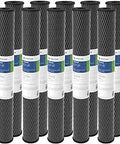 C1 20 Dual Purpose Carbon Water Filter Cartridge With Powdered Activated Carbon For Chlorine Taste Odor Reduction Five Micron Sediment 14-pack