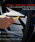 Easy installation of Rear Right Passenger Door Lock Actuator Direct Fit Replacement For Chevy Cadillac Buick with a pry tool.