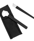 Two Piece Leather Edge Trimming Cutter Set For Skiving And Edge Cutting, Durable Manganese Steel Leather Craft Tools With Handy Carry Bag