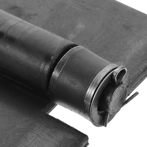 Close-up of Heavy Duty Iron Door Hinges with Corrosion Resistant Build Thick Weld Design Detachable Spring Hinges detail.
