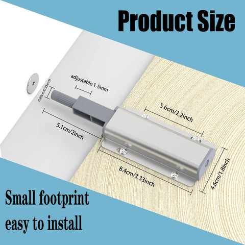 Sturdy Magnetic Push To Open Latch Brings Handle Free Cabinet Hardware With A Darn Slick Touch Release Designed For Kitchen Drawers Closets And Wardrobes Totally Bulletproof Two Pack Kit