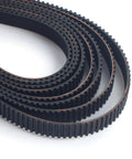 Rubber Timing Belt Kit For K2 Plus 3D Printer With XY Synchronous Belts And Posts Easy Install For Precise Motion And Minimal Layer Shifts Ideal DIY Print Repair And Routine Maintenance, black rubber belts coiled