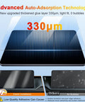Laser Precision 15.6 Inch Screen Protector Fits 2027 Rivian R2 Trims Exactly with upgraded 330μm thick glue layer, showing installation ease.