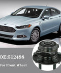 Front And Rear Wheel Bearing And Hub Assembly Fits Ford Fusion 2013 2020 And Lincoln MKZ 2013 2016 5 Lug With ABS Replacement Wheel Hub Kit
