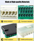 Premium Green Can Bus Star Splice Block Fuse Connector For Dodge Ram 1500 2500 3500 Jeep Wrangler Gladiator Charger Chrysler Pacifica 2015 To 2025 showing connectors and sturdy design.