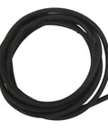 Get Your Wiring Under Control With This 5mm Black Self Wrapping Wire Loom And Split Cable Sleeve shown in a coiled arrangement.