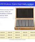 Dead Nuts Accurate Rock Solid 26 Piece Parallel Gauge Block Set For CNC Milling Router And Table Saw Setup High Precision Alloy Steel Machining Jig And Fixture Kit in wooden box