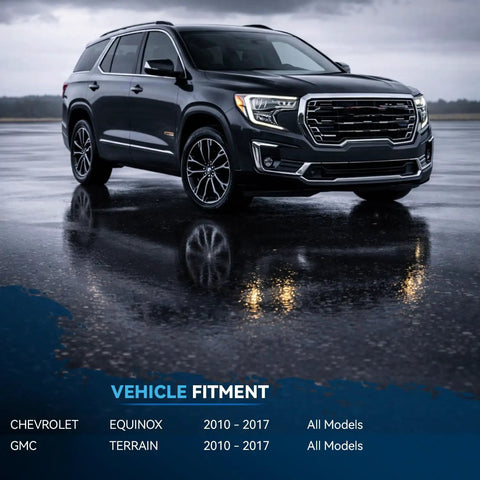 Chevy Equinox Front End Suspension Kit 6pc Replacement For 2010-2017 Includes Front Lower Control Arms With Ball Joints, Sway Bar End Links, And Outer Tie Rod Ends fitment image for Chevrolet Equinox and GMC Terrain
