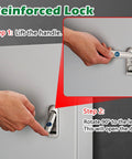 Outdoor Wall Mounted Steel Electrical Junction Box Lockable Enclosure With Waterproof Dustproof Seal And Outlet Hole Weatherproof Metal Electrical Housing Built Tough For Outdoor Use, reinforced lock handle
