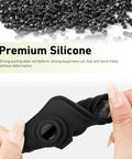 Heavy Duty Silicone Car Door Strike Protectors 4 Pack Self Stick Latch Covers For Universal Cars Vans And Trucks Noise blocking material details
