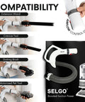 Upgraded PVC and Steel Replacement Hose Handle for Lift Away Vacuum Rotator Models NV355 NV356 NV357 NV358 NV370 displayed
